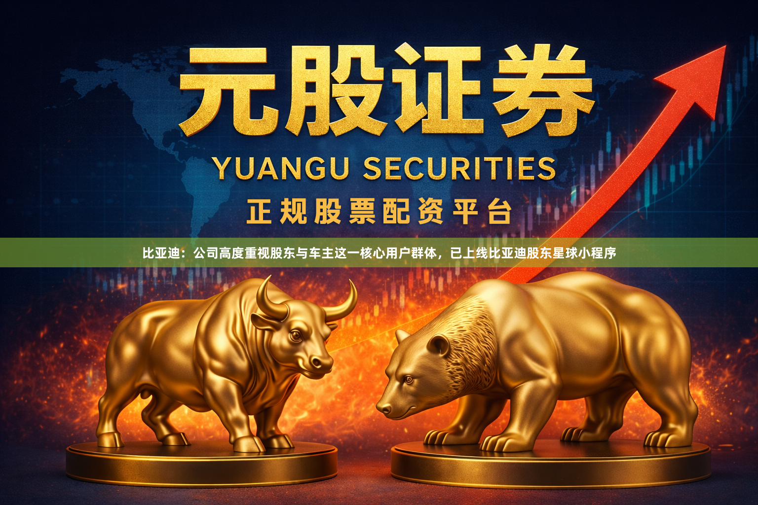 比亚迪：公司高度重视股东与车主这一核心用户群体，已上线比亚迪股东星球小程序