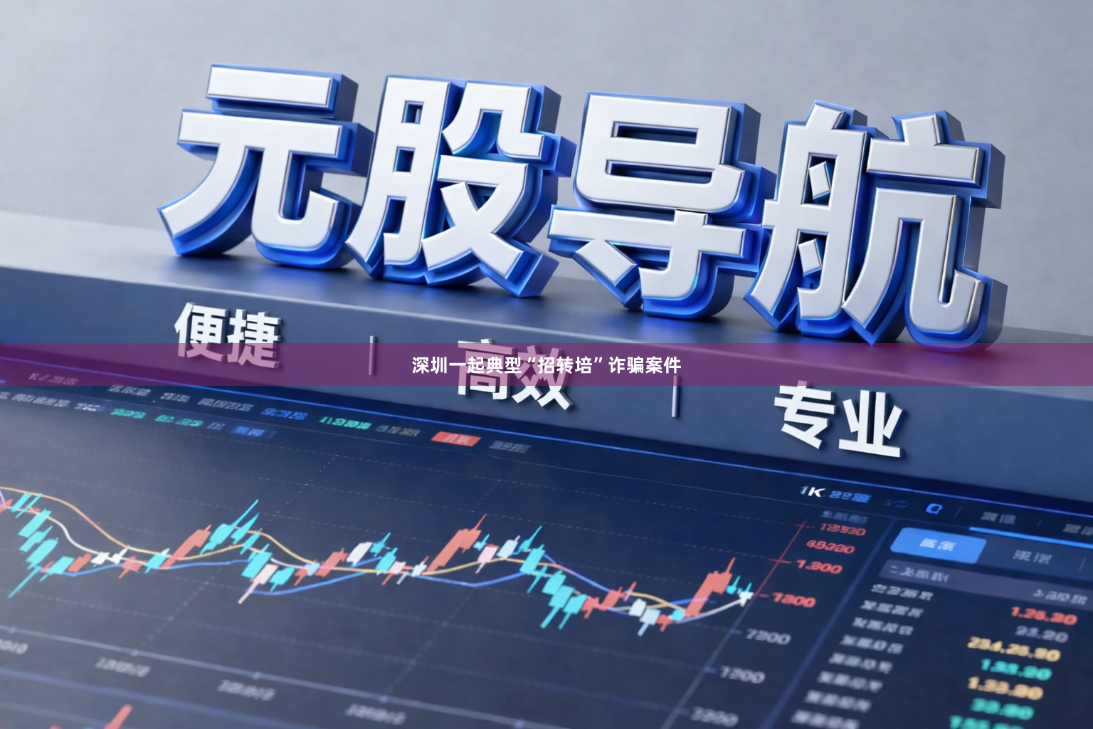 深圳一起典型“招转培”诈骗案件